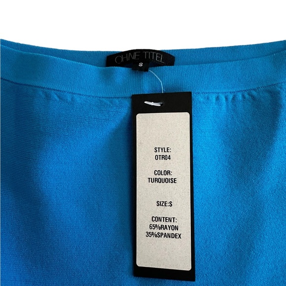 OHNE TITEL A-LINE FLARE SKIRT PULL ON RAYON BLEND WOMEN SZ SMALL - Picture 7 of 13